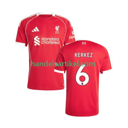 Liverpool Milos Kerkez 6 Heim Trikotsatz 2025/26 Kurzarm